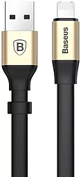 Кабель USB Baseus Portable 2-in-1 USB to micro USB/Lightning cable gold (CALMBJ-A01)