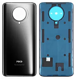 Задняя крышка корпуса Xiaomi Poco F2 Pro с логотипом "Poco" Cyber Grey