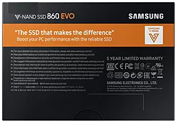 SSD Накопитель Samsung 860 EVO 250 GB (MZ-76E250B/KR) - миниатюра 9