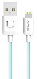 Кабель USB Usams U-Turn Data Lightning Cable Cyan (US-SJ097)