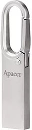 Флешка Apacer AH13E 16Gb USB 2.0 Metal Silver (AP16GAH13ES-1)