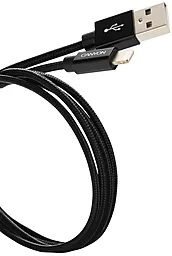 Кабель USB Canyon 12w 2.4a 0.96m Lightning cable black (CNS-MFIC3B) - миниатюра 3