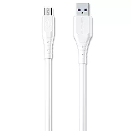 USB Кабель WK WDC-152 Wargod Fast 6A micro USB Cable White