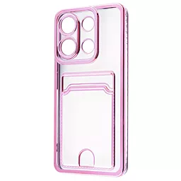 Чехол Wave Metal Pocket Case для Xiaomi Redmi Note 13 Pro 4G/Poco M6 Pro 4G Pink