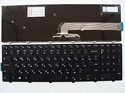 Клавиатура для ноутбука Dell Inspiron 3541 3542 3543 5542 5545 5547 подсветка клавиш черная