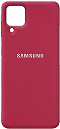 Чехол Epik Silicone Cover Full Protective (AA) Samsung A125 Galaxy A12 Rose Red