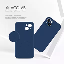 Чехол ACCLAB SoftShell для Apple iPhone 14 Blue - миниатюра 5