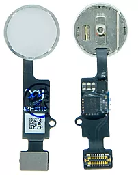 Универсальная кнопка Home Apple iPhone SE 2020 / iPhone SE 2022 со шлейфом (3rd generation HX) Silver