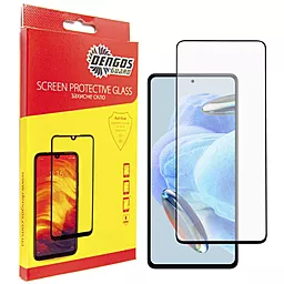 Защитное стекло Dengos Full Glue для Xiaomi Redmi Note 12 Pro 5G/12 Pro+ 5G  Black (TGFG-294)
