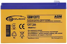 Аккумуляторная батарея Gemix 12V 7.2AH (GBM12072) AGM