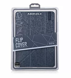 Чохол для планшету Momax Flip cover case for iPad Air Grey [FCAPIPAD5A] - мініатюра 2