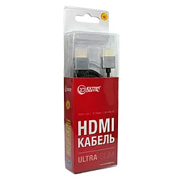 Відеокабель ExtraDigital HDMI > HDMI, 3m, v1.4b, 36 AWG, Gold, PVC, Ultra-Slim (KBH1610) - мініатюра 3