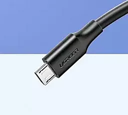 Кабель USB Ugreen US289 2M micro USB Cable Black - миниатюра 3