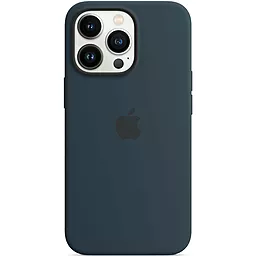 Чехол Silicone Case Full для Apple iPhone 14 Pro Abyss Blue