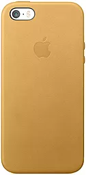 Чехол ArmorStandart Leather Case Apple iPhone 5, iPhone 5S, iPhone SE Gold (OEM)