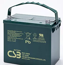 Акумуляторна батарея CSB 12V 52Ah (HRL12200WFR)