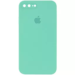 Чехол Silicone Case Full Camera Square для Apple iPhone 7 Plus, iPhone 8 Plus Turquoise