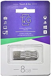 Флешка T&G 8GB 103 Metal Series Silver (TG103-8G)