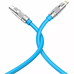 Кабель USB PD XO NB-Q228A 27w 3a 1.2m USB Type-C - Lightning cable blue