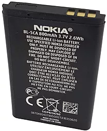 Акумулятор Nokia BL-5CA (700-850 mAh) 12 міс. гарантії - мініатюра 3