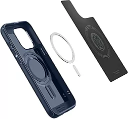 Чехол Spigen Mag Armor MagSafe для Apple iPhone 15 Pro Navy Blue (ACS06737) - миниатюра 6