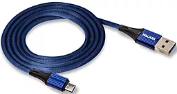 Кабель USB Walker C705 3.1a micro USB cable blue