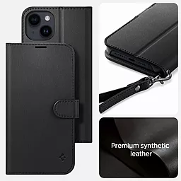 Чехол Spigen Wallet S для Apple iPhone 14 Classic Black (ACS05421) - миниатюра 2