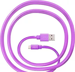 USB Кабель JUST Freedom Lightning USB (MFI) Cable Pink (LGTNG-FRDM-PNK) - мініатюра 2