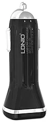 Автомобильное зарядное устройство LDNio Car Charger 2 x USB 2.1A Black (DL-219 / DL-C219)