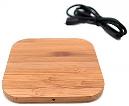 Сетевое зарядное устройство  NICHOSI QI Wireless Charger Wood Style - миниатюра 3