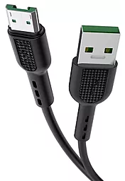 Кабель USB Hoco X33 Surge 20w 4a micro USB cable black