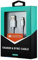 Кабель USB Canyon Lightning Cable Dark Grey (CNS-MFIC2DG) - миниатюра 3