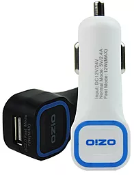 Автомобильное зарядное устройство с быстрой зарядкой Ozio 5V/2.4A Q.C.2.0 Quick Car Charger Black