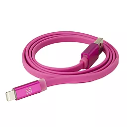 Кабель USB Scosche FlatOut™ LED Lightning Pink (I3FLEDPK) - миниатюра 4