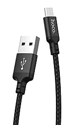 Кабель USB Hoco X14 Times Speed micro USB Cable Black - миниатюра 2