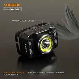 Фонарик Videx VLF-H035C - миниатюра 4