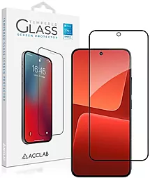 Защитное стекло ACCLAB Full Glue для Xiaomi 13 Black (1283126559297) - миниатюра 2