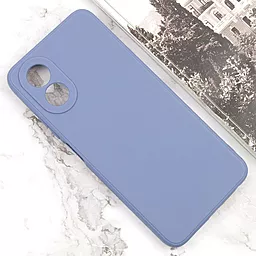 Чехол Silicone Case Candy Full Camera для Oppo A38 / A18 Mist Blue - миниатюра 2