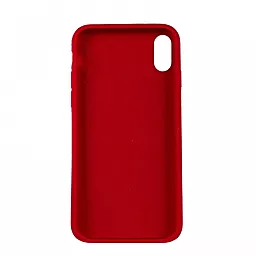 Чехол Silicone Case Full для Apple iPhone XR Red - миниатюра 2