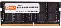 Оперативна пам'ять для ноутбука Dato 16 GB SO-DIMM DDR4 2666 MHz (DT16G4DSDND26)