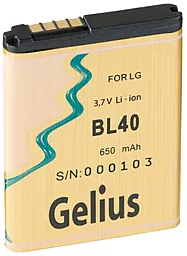 Аккумулятор LG BL40 New Chocolate / LGIP-520N (650 mAh) Gelius Ultra