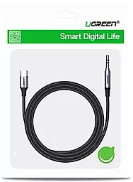 Аудио кабель Ugreen CM450 Aux mini Jack 3.5 mm - USB Type-C M/M Cable 1 м black (20192) - миниатюра 10