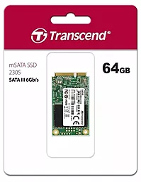SSD Накопитель Transcend 230S 64 GB mSATA (TS64GMSA230S) - миниатюра 2