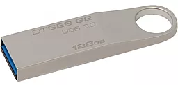 Флешка Kingston DTSE9 G2 128GB USB 3.0 (DTSE9G2/128GB) Metal Silver - миниатюра 2