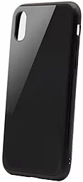 Чехол Intaleo Real Glass Apple iPhone X Black (1283126484353)