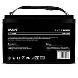 Аккумуляторная батарея Sven 12V 100Ah (SV12100) - миниатюра 2