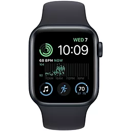Смарт-часы Apple Watch SE 2022 GPS 40mm Aluminium Case with White Sport Band - Regular Midnight (MNJV3UL/A) - миниатюра 4