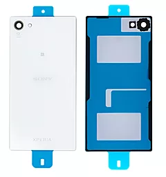 Задня кришка корпусу Sony Xperia Z5 Compact Mini E5803 / E5823 зі склом камери Original White