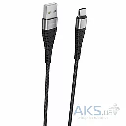 USB Кабель Borofone BX32 Munificent USB Type-C 3A 0.25m Black