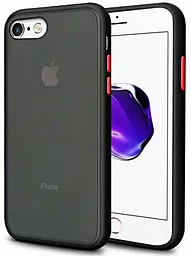 Чехол MAKE для Apple iPhone SE 2020 Frame (Matte PC+TPU) Black (MCMF-AISE20BK)